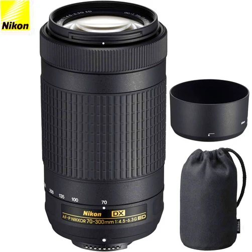 Nikon AF-P DX NIKKOR 70-300mm f/4.5-6.3G ED Lens (20061B) – (Renewed)