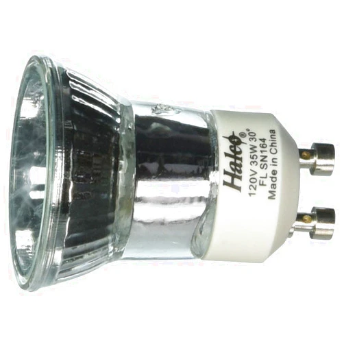 Halco Lighting Technologies MR11FL35/L/GU10 T8U2FR12/850/Dir/Led 107546 35W Mr11 FL 120V Gu10 Prism Halogen Bulb