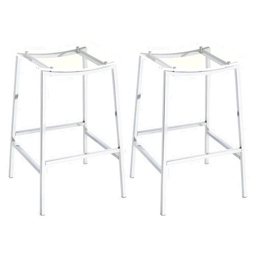 Coaster Home Furnishings Coaster Jovani Bar Stool (Set of 2), Chrome