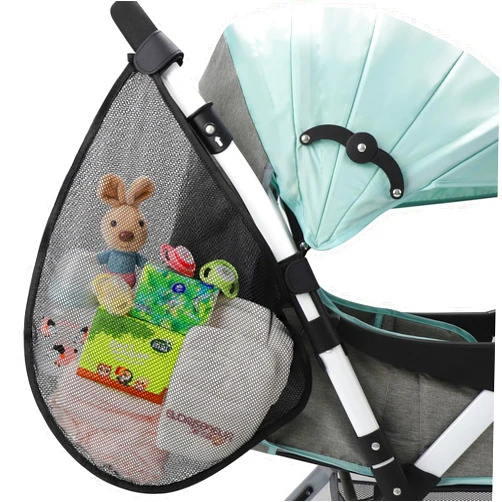 Accmor Universal Stroller Organizer, Side Sling Stroller Organizer, Mesh Cargo Net Stroller Storage Caddy, Stroller Bag Accessories Fits for Uppababy, Nuna, Baby Jogger, Britax, Doona Strollers