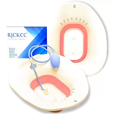 RJCKCC Sitz Bath for Toilet Seat Bartholin Cyst Sitz Bath for Hemorrhoids Women Postpartum Care Men Bartholin'S Cyst Vagi-Sitz Bath (Sitz Bath for Hemorrhoids Bathtub Women Sitz Bath)