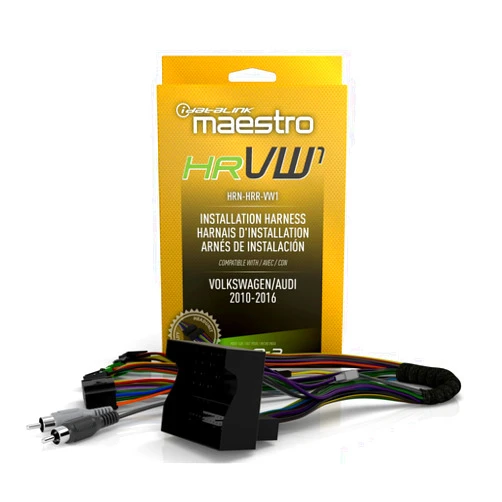 Idatalink Maestro HRN-HRR-VW1 T-Harness for Select Volkswagen Vehicles 2002-16, Replace The Factory Radio While retaining Steering Wheel Controls & use of amp (ADS-MRR or ADS-MRR2 Module Required)