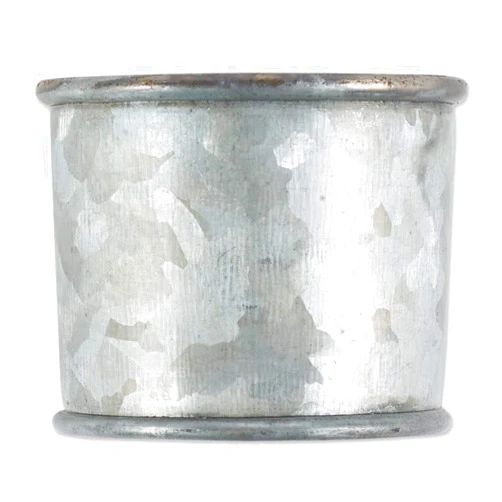 Shopafoodieaffair Galvanized Band Napkin Ring - Set of 4