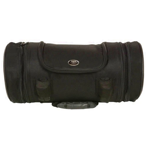 Milwaukee Leather Duffle-Style Motorcycle Sissy Bar Bag - Universal Strap Mount - Travel - Touring - Large