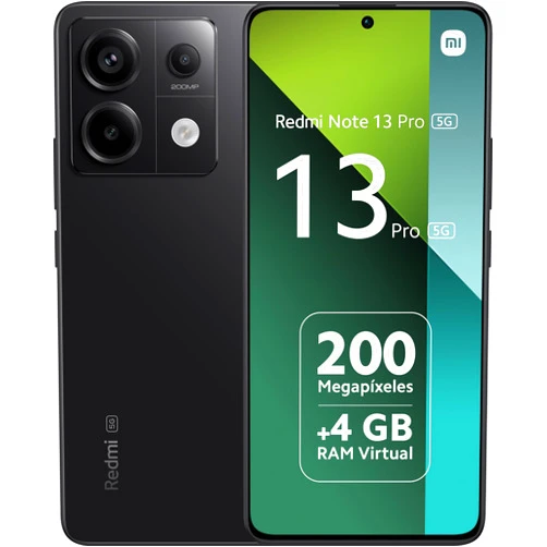 Xiaomi Redmi Note 13 Pro 5G + 4G Lte (for Tmobile Mint Tello & Global) (256Gb + 8Gb) 6.67 200Mp Triple Global Bands Unlocked (Midnight Black)