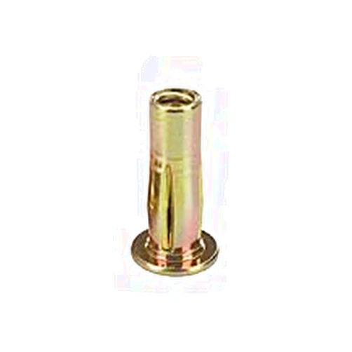 Vibra-TITE 3/8-16 Steel Cross Nut- Pre-Bulbed - 3/8-16 .280 Grip Cross nut pre-bulbed, 100 Piece Box