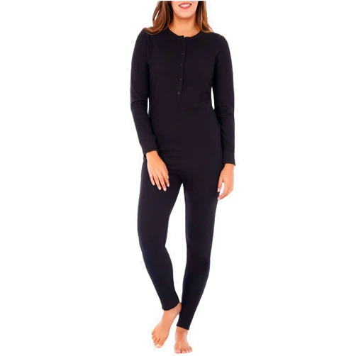 Fruit of the Loom womens Micro Waffle Premium Thermal Union Suit
