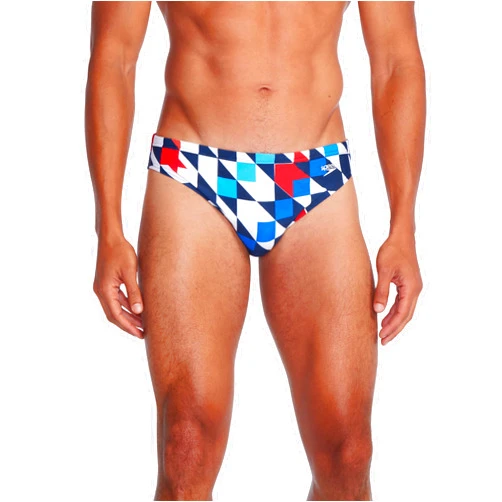 Speedo Men's Swimsuit Brief Eco Flex 2” Outseam Beachstar