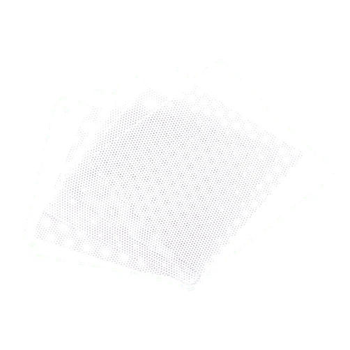 MECCANIXITY 80mm Computer Fan Filter Grills PVC Mesh Dustproof Case Cover for Computers, White Pack of 5