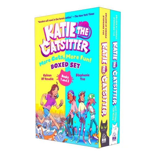 Colleen AF Venable,Stephanie Yue Katie the Catsitter: More Cats, More Fun! Boxed Set (Books 1 and 2): (A Graphic Novel Boxed Set)