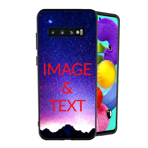 Nsipan Customized Case for Samsung Galaxy S10 Personalised Gifts Presents for Boyfriend Girlfriend Dad Mom Custom Photo Phone Case Anti-Scratch Shock-Proof Drop Protection TPU Phonecase