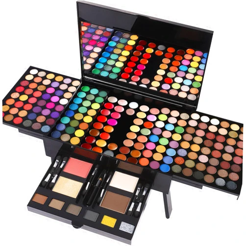 MORNECA Women Makeup Sets Full Kits - 190 Colors Cosmetic Make Up Gifts Combination with Eyeshadow Facial Blusher Eyebrow Powder Face Concealer Powder Eyeliner Pencil Lip Colors with Full Size Mirror All-in-One Makeup Palette Kit (SET B)