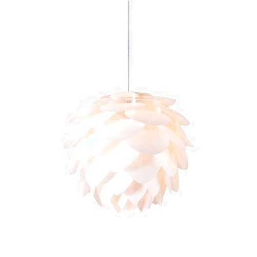 OZZKI Pendant Lamp Creative Pine Cone Shape Acrylic Pendant Light Postmodern Home Decor Ceiling Hanging Lamp Living Room Restaurant Droplight Simple Kitchen E27 Suspension Chandelier Flush Mount Fixtu