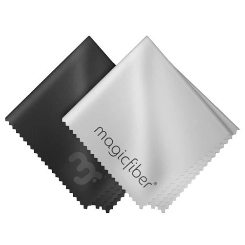 MagicFiber Microfiber Cleaning Cloths, 2 PACK - Premium Cloth for Glasses, Lens, Screens & More