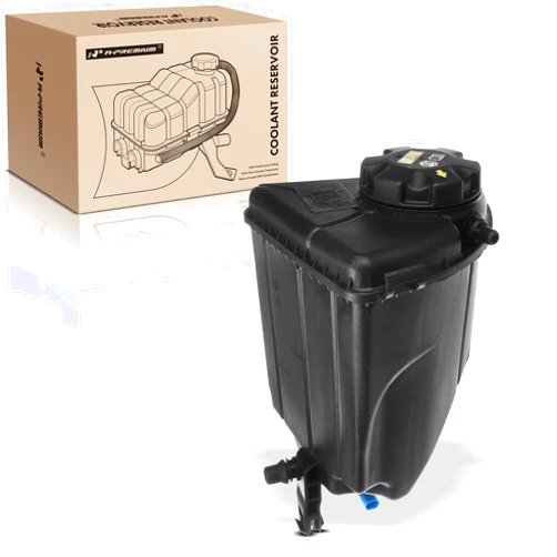 A-Premium Engine Coolant Overflow Recovery Reservoir Tank [W/Cap & Sensor] Compatible with BMW 550i 11-13, 550i GT 10-12, 750i 09-12, 750Li 09-12, Alpina B7, [8Cyl 4.4L], Replace # 17137601948