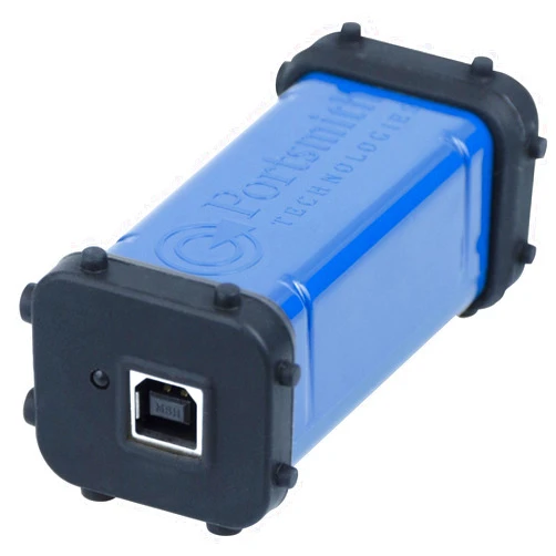 Portsmith in-line USB Client to Ethernet Adapter - Cables not Included: Portsmith PSA1U1E