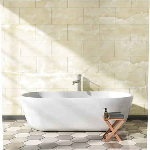Moleney Peel and Stick Marble Wall Panels, Bathroom Waterproof Panels Backsplash Tile, Waterproof Wall Panels for Showers, 12 Pieces 23.6 x 11.8 in(Covers 23.2sqft)