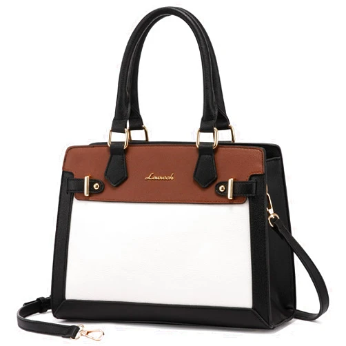 LOVEVOOK Purses and Handbags for Women, Tote Shoulder Bag Satchel Black Purse and PU Leather Top Handle for ladies