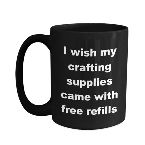 Merlin Online I wish my crafting supplies came with free refills | Gift for crafting | Gift for a craftier | arts and crafts gifts