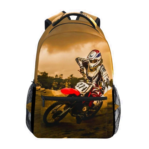 Nerxy Lightweight Dirt-Bike Motocross Motorcycle Vehicle Backpacks Women Bags Men Bookbag