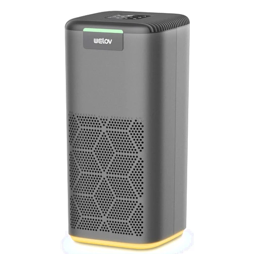 WELOV P200S Air Purifiers for Home Large Room, 1570 Sq Ft Coverage H13 HEPA Air Purifiers for Pet, Air Quality Monitor, Auto Mode, 23dB Air Purifiers for Bedroom, Used (HEPA Filter NOT Included)