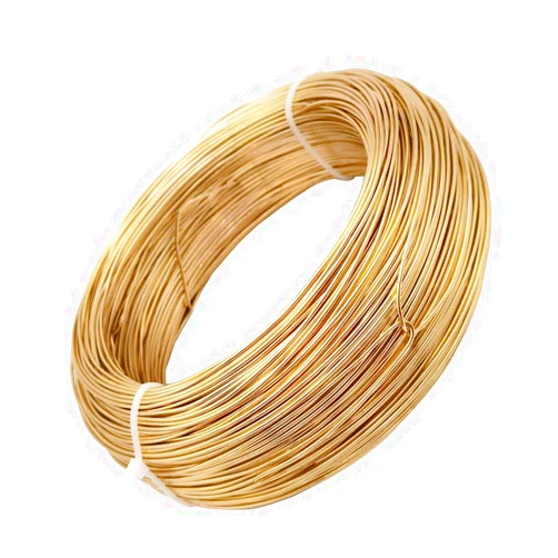 INSPIRELLE 18 Gauge 377 Feet KC Gold Aluminum Craft Wire Bendable Metal Wire for Jewelry Craft Making