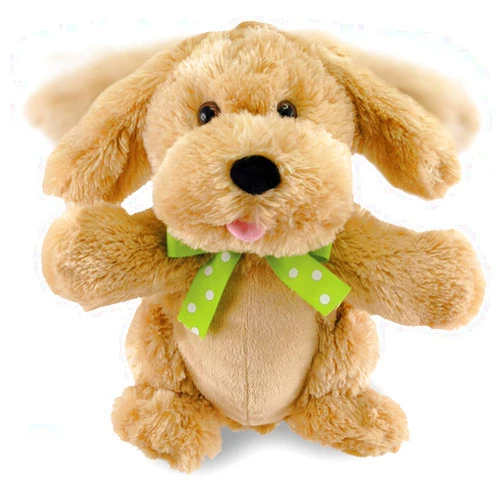Cuddle Barn - My Little Puppy - Animated Singing Musical Puppy Dog Stuffed Animal Plush Toy Claps and Flaps Ears, 12 inches