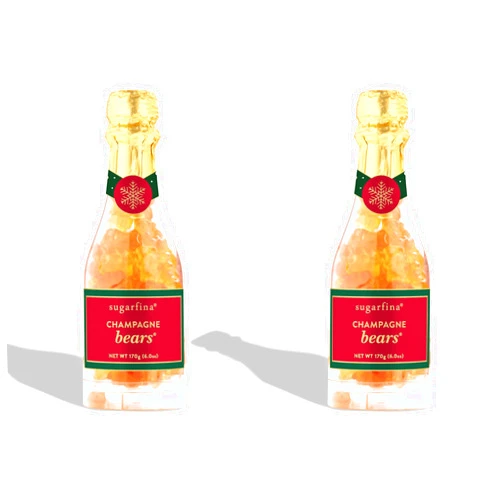 Sugarfina Champagne Bears Celebration Bottle, 6 oz Bottles, Pack of 2 | Holiday 2025