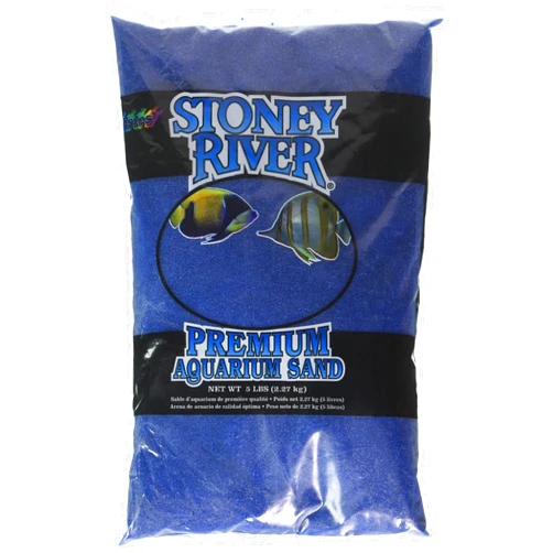 Spectrastone Stoney River Blue Aquatic Sand Freshwater and Marine Aquariums, 5-Pound Bag