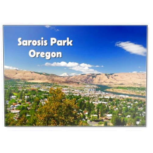 Photomagnet A View from Sarosis Park Oregon, Fridge Magnet