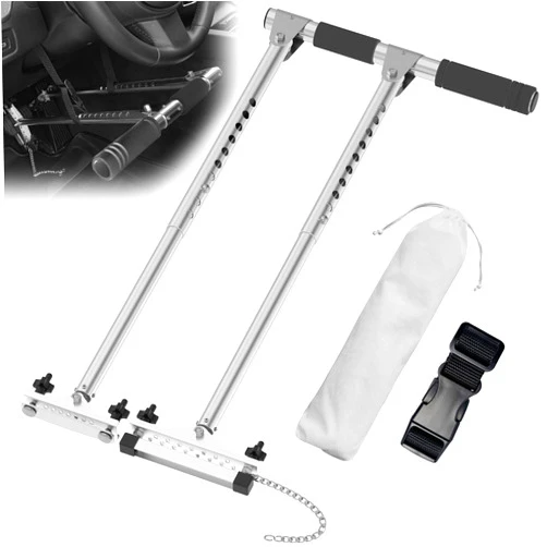 OceanicEcho Car Hand Controls Device for Disabled Drivers, Portable Handicap Driving Hand Controlled Drive Assist for Injured, Handicap, Cars Driving aids, Black Handle