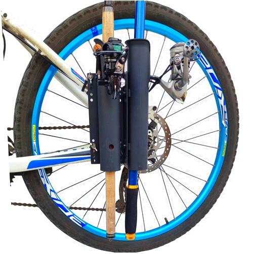 RILEYSON Secures Fishing Pole to Bike - Bike Fishing Rod Rack and Carrier