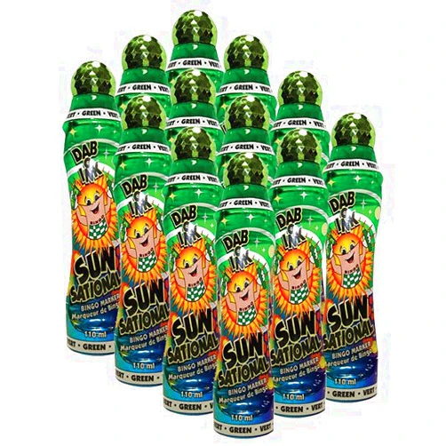Sunsational One Dozen 4oz Sunsational Green Bingo Dauber