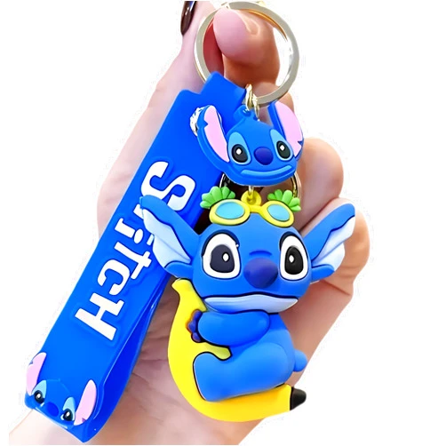Rawan Fresh Cartoon Keychains For Girls Boys, Cute Pendant Keychains Accessories, Key ring Purse Backpack, Key Accessories Wristlet (C)