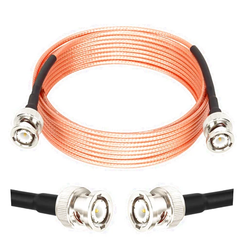 XRDS -RF BNC Cable 15FT, 50 Ohm BNC Cable BNC Male to BNC Male Cable BNC RG316 Antenna Cable for Antenna Scanners or Handheld Ham Radios etc.