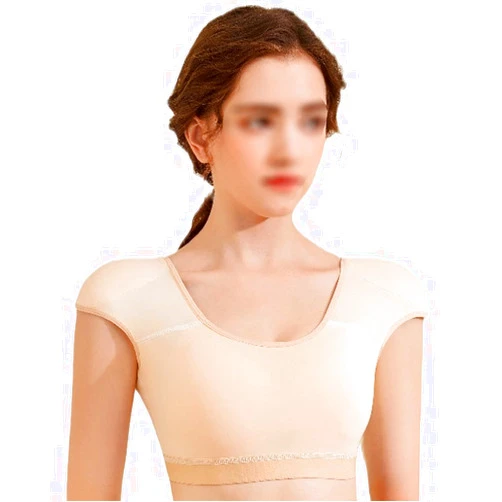 CYDING Shoulder Pad Artifact Vest To Improve Slippery, Narrow, Collapsed Shoulders, Bra With Shoulder Chest Pad(M,Beige)