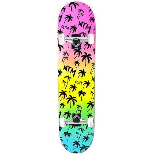 ATM Click Skateboard Assembly Rainbow 8.5