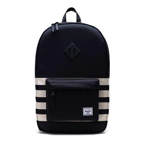 Herschel Heritage, Black/Birch Stripe, One Size One Size Black/Birch Stripe