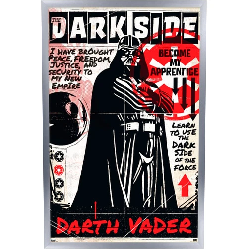 Trends International Star Wars: The Dark Side - Become My Apprentice Wall Poster, 14.72