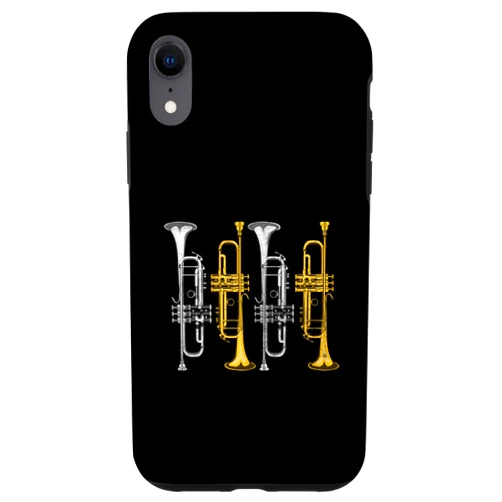 Musician Trumpeter Jazz Music Gift Idea iPhone XR Trumpeter Musician Jazz Music Instrument Trumpet Case