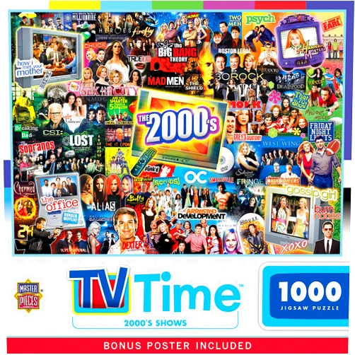MasterPieces 1000 Piece Jigsaw Puzzle for Adults and Family - 2000's Television Shows - 19.25