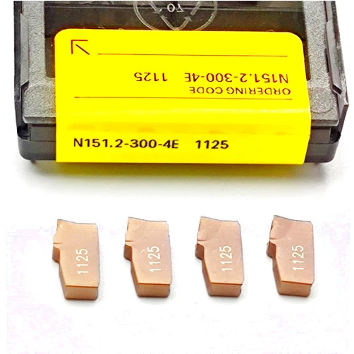 SRCGG 10pcs N151.2-300-4E N151.2-200-4E N151.2-400-4EN151.2-500-4E 1025/1125 Grooving Tool high Quality Carbide Insert CNC Turning Tool (Size : N151.2-400-4E 1125)