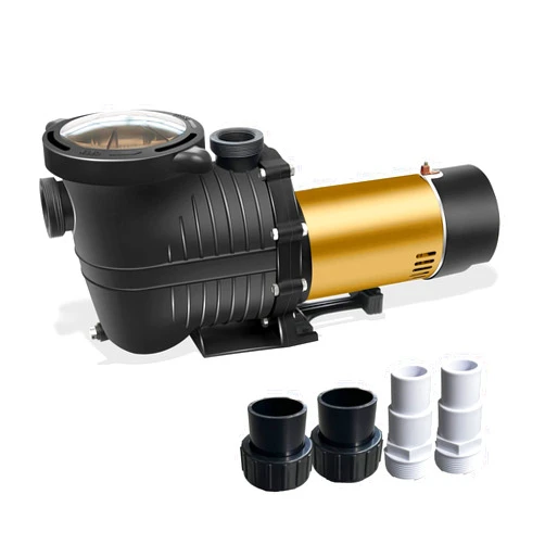 PureBy Pool Pump,PureBy 1.5HP Energy Saving Two Speed In/Above Ground Pool Pump, 5400GPH Self-priming Swimming Pool Water Circulation Pumps with 1.25