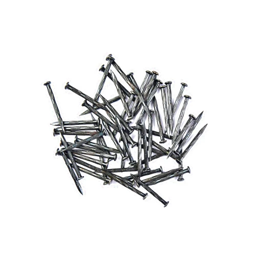 ÖÇS 2 inch (50 mm) Length Fluted Hardened High Carbon Steel Point Tip Wall Masonry Concrete Black Nails (50 pcs.)