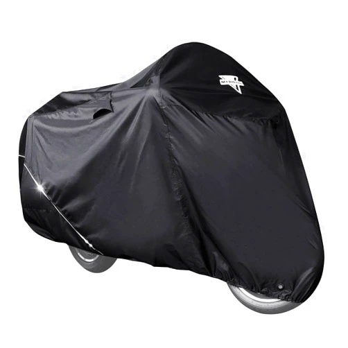 Nelson-Rigg Nelson Rigg USA Defender Extreme Motorcycle Cover; Waterproof; Outdoor All Weather; Fade Resistant; Ventilated; Reflective; Lock Grommets; Storage Bag (Large)