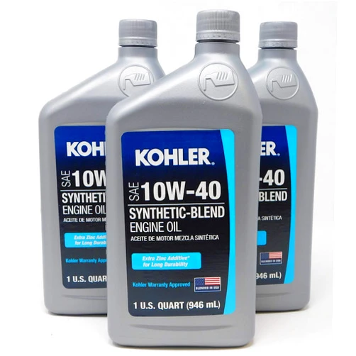 Kohler 25 357 71-S (3 Pack) SAE 10W-40 Synthetic-Blend Engine Oil