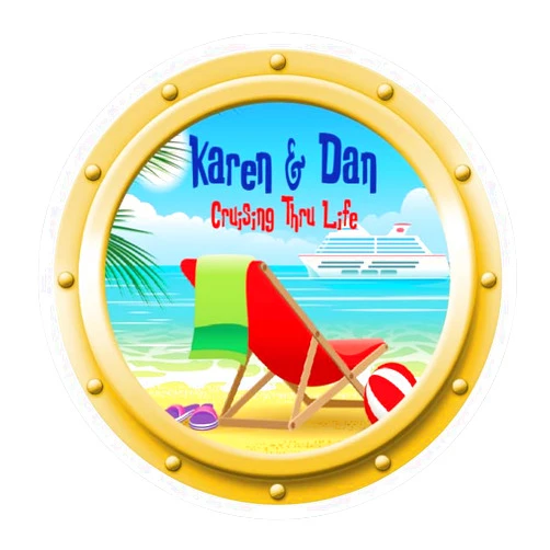 RSVP Custom Creations Porthole Island Cruise Ship Door Decoration Funny & Fun Party Decor - Decorative Magnetic Favors For Fridge, Locker, Whiteboard - Stateroom compatible with Carnival, Royal Caribbean Norwegian