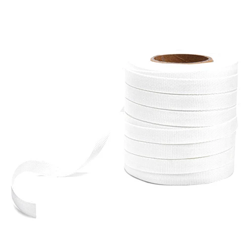 JOHAHTANG Packaging Strapping, Polyester Strapping, Woven Cord Strapping Roll 328' X 3/4