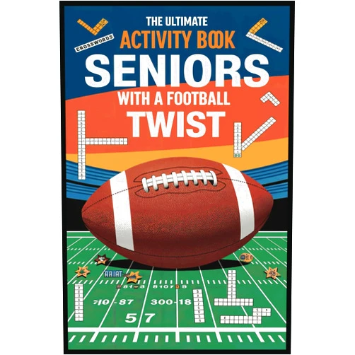 NJH Publishing The Ultimate Activity Book Seniors with a football twist: A puzzle book including sudoku, crossword puzzles and word searches with a football theme