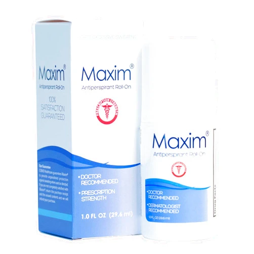 Maxim® Clinical Strength Antiperspirant for hyperhidrosis Excessive Sweating – Reduces Sweat Up to 72 Hours Per Use – Antiperspirant for Men and Women Certain to Keep you Dri